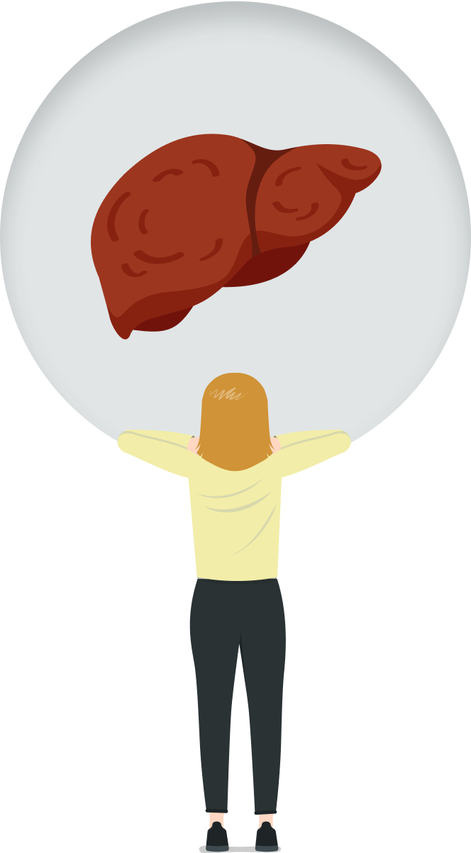 liver and girl image